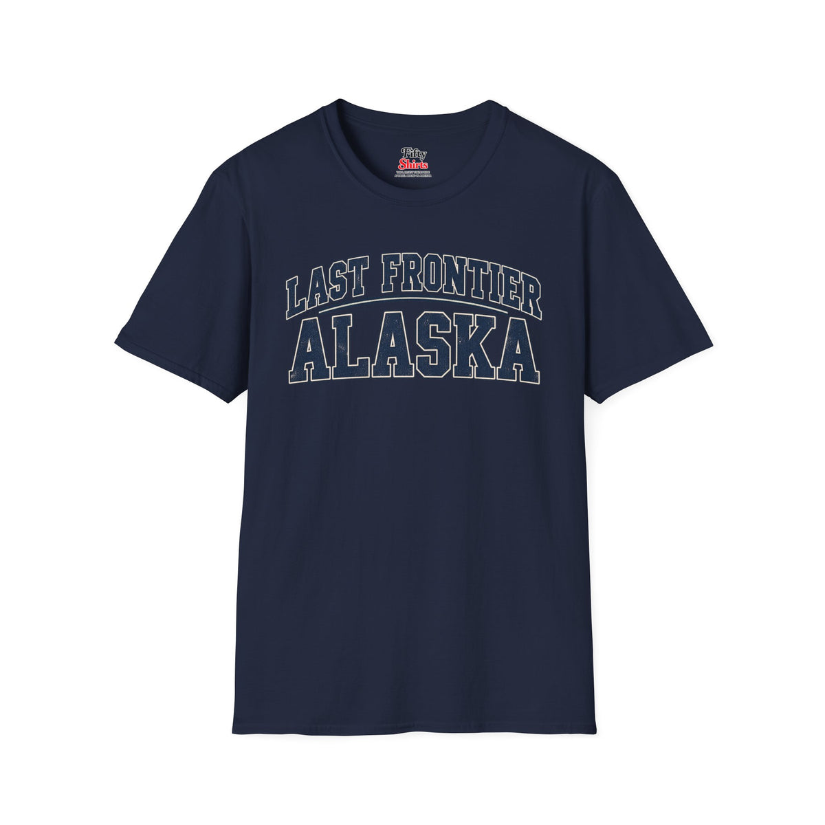 Last Frontier Alaska Unisex Softstyle T Shirt State Name Graphic Tee