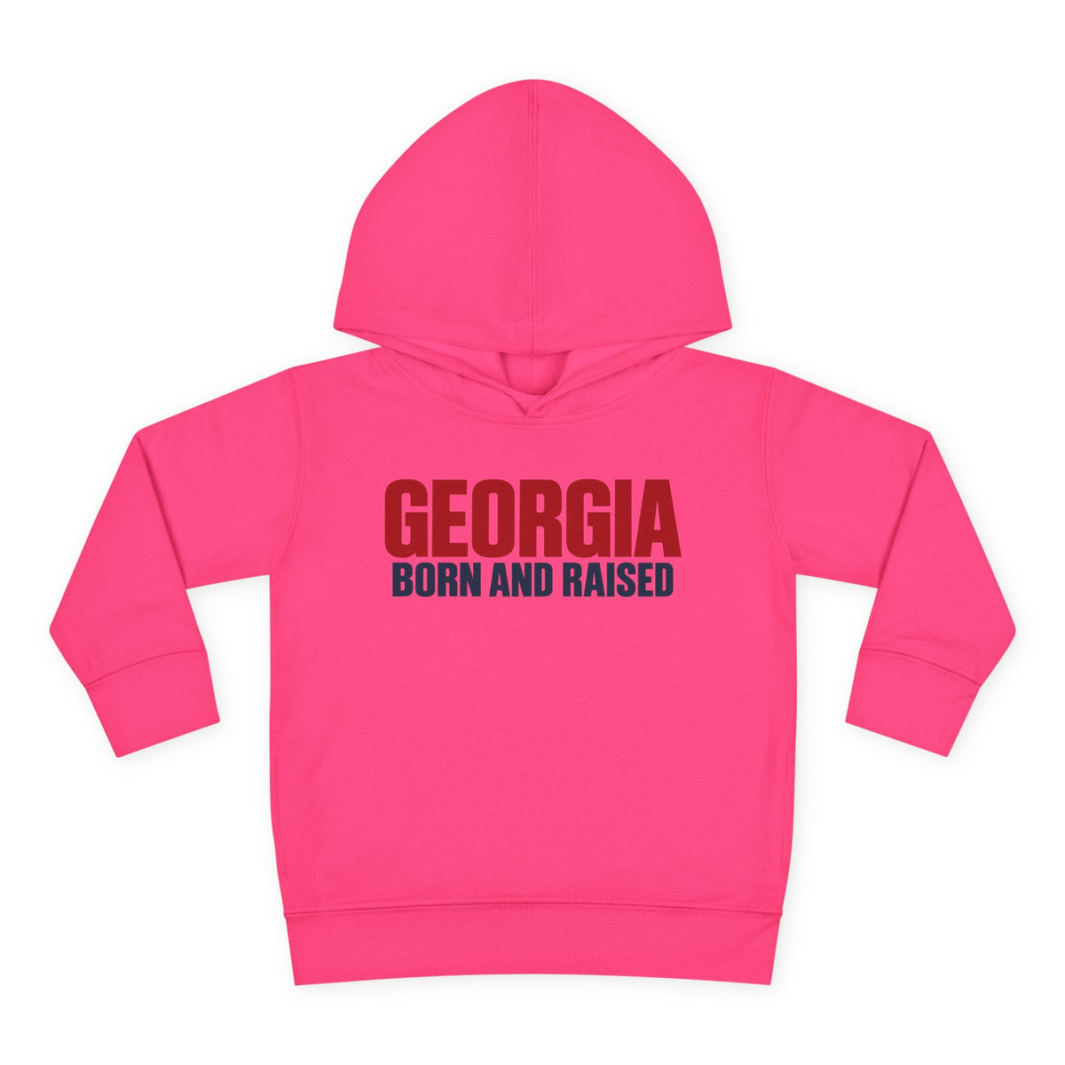 Georgia Born and Raised Minimal Modern Unisex Toddler Pullover Fleece Hoodie