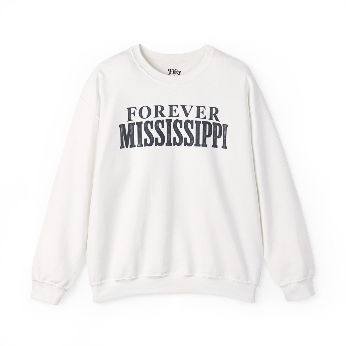 Forever Mississippi Unisex Crewneck Sweatshirt State Name Graphic