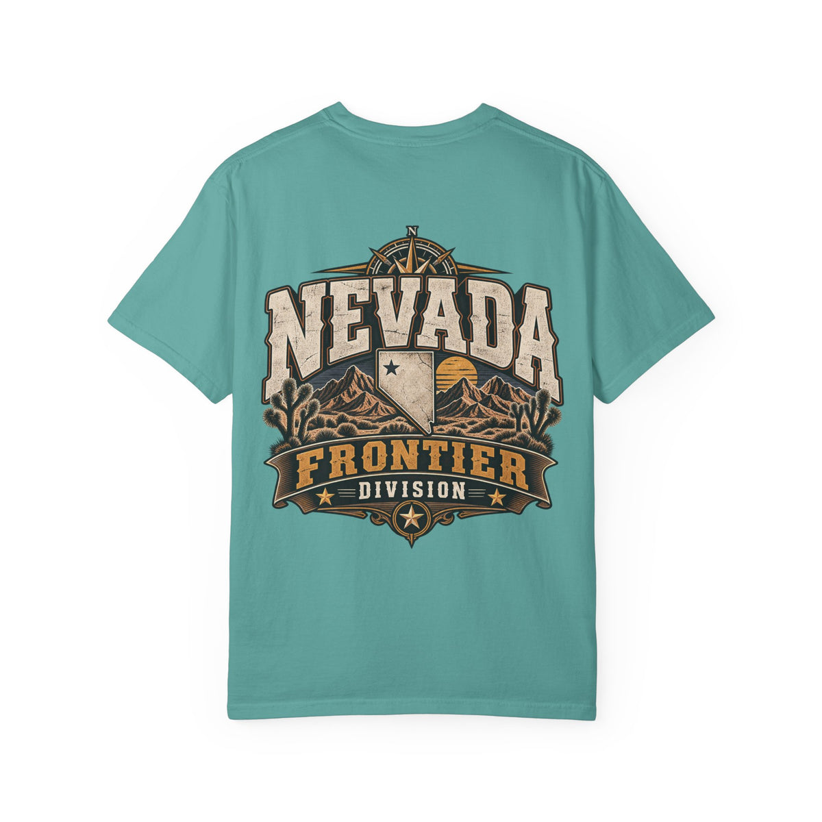 Nevada Frontier Division Unisex Comfort Color 1717 Streetwear Graphic Tee