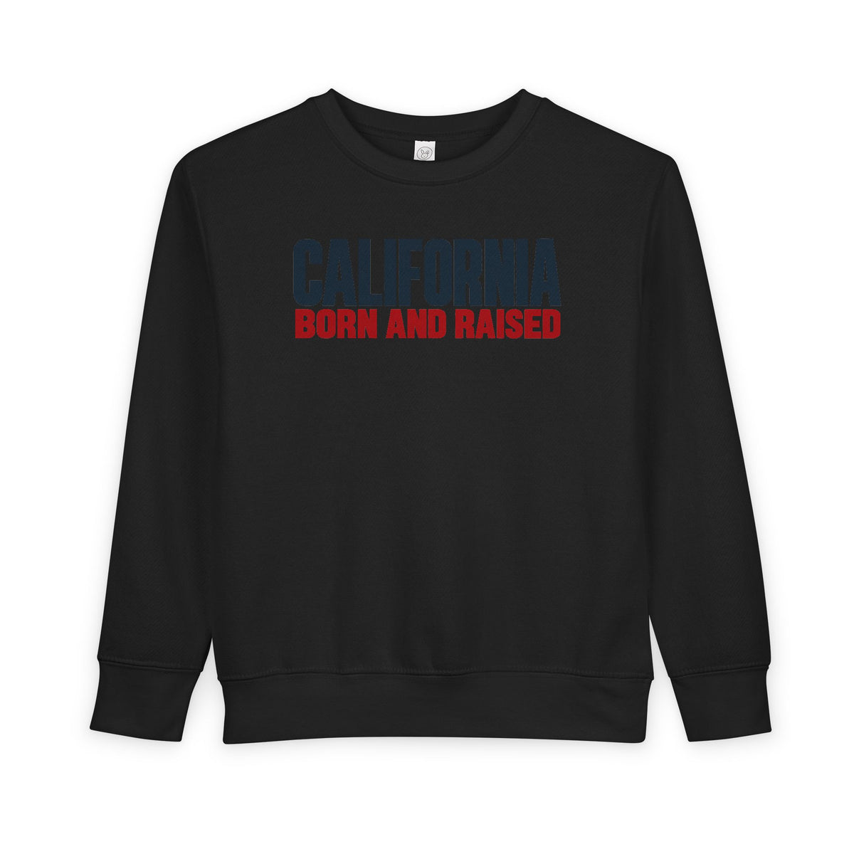 California Born and Raised Minimal Modern Unisex Toddler Sweatshirt