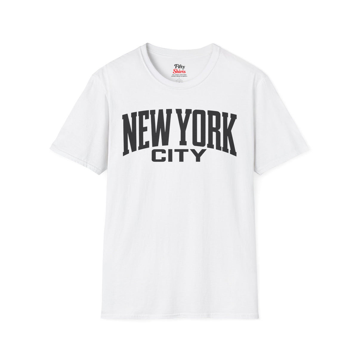 New York City Unisex Softstyle T Shirt State Name Graphic Tee