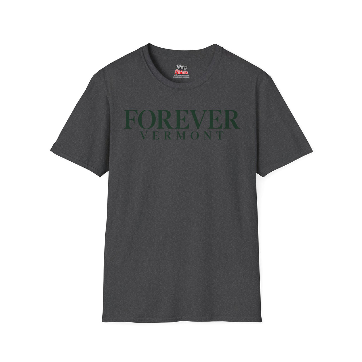 Forever Vermont Unisex Softstyle T Shirt State Name Graphic Tee