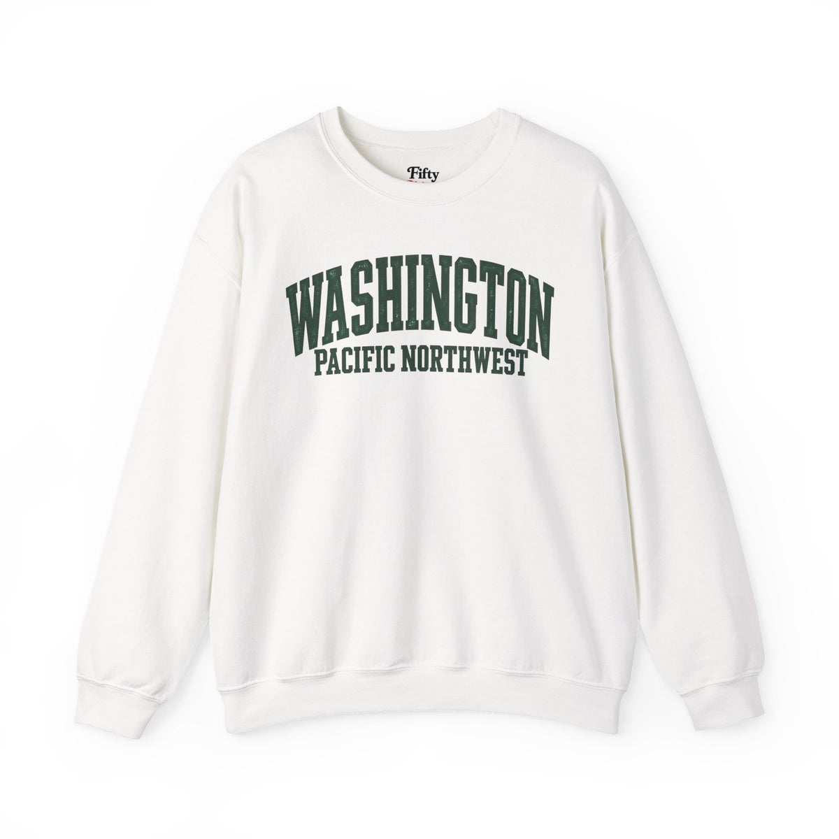 Washington Pacific Northwest Unisex Crewneck Sweatshirt State Name Graphic