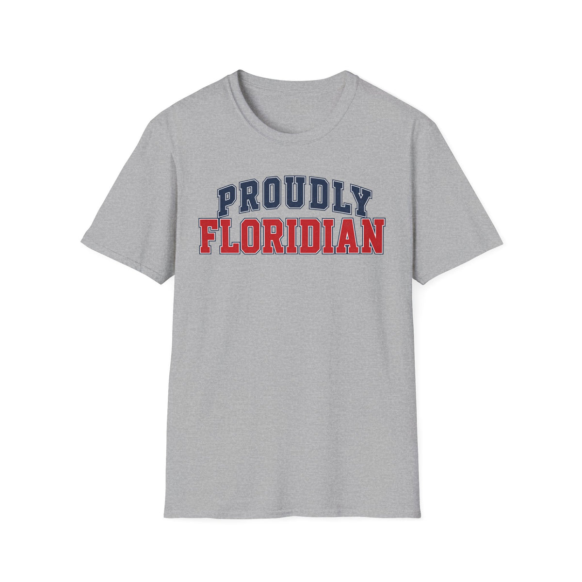 Proudly Floridian Florida Unisex Softstyle T Shirt State Name Graphic Tee