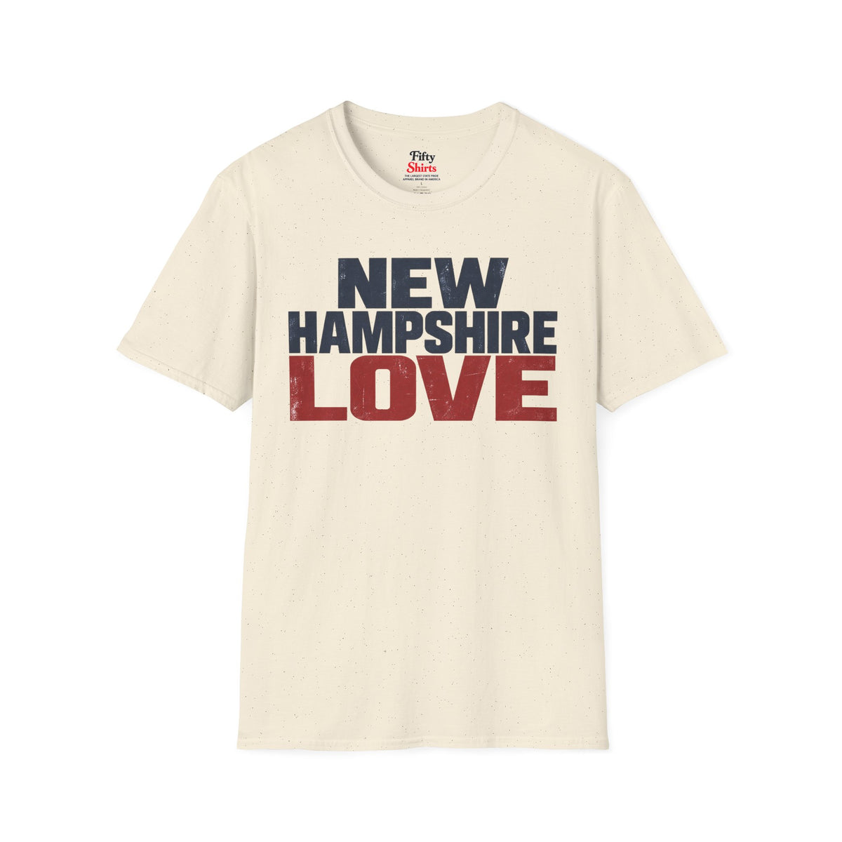 New Hampshire Love Unisex Softstyle T Shirt State Name Graphic Tee