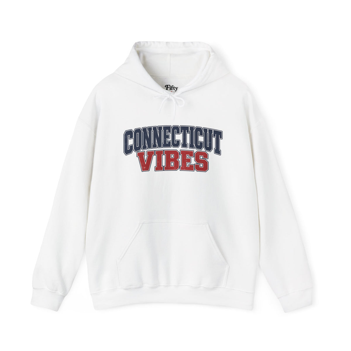 Connecticut Vibes Unisex Hoodie State Name Graphic