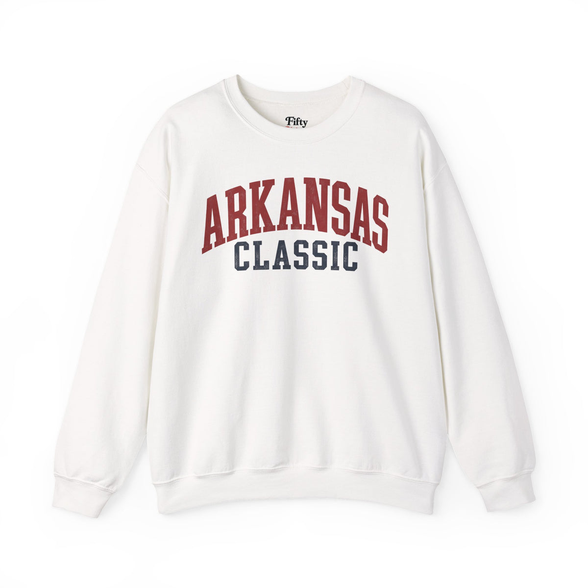 Arkansas Classic Unisex Crewneck Sweatshirt State Name Graphic