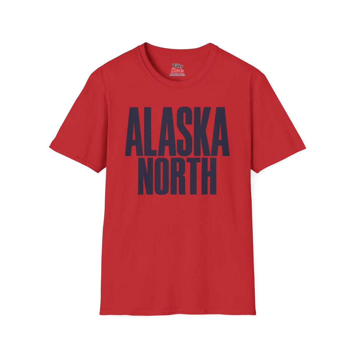 Alaska North Unisex Softstyle T Shirt State Name Graphic Tee