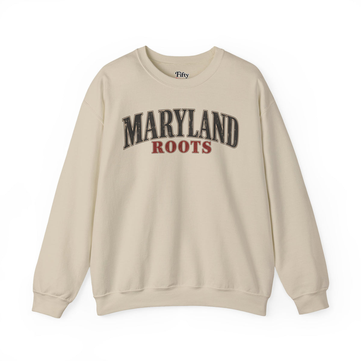Maryland Roots Unisex Crewneck Sweatshirt State Name Graphic