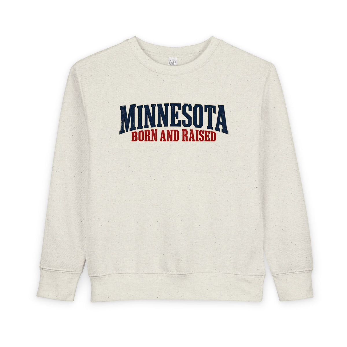 Minnesota Born and Raised Premium Northwoods Unisex Toddler Sweatshirt
