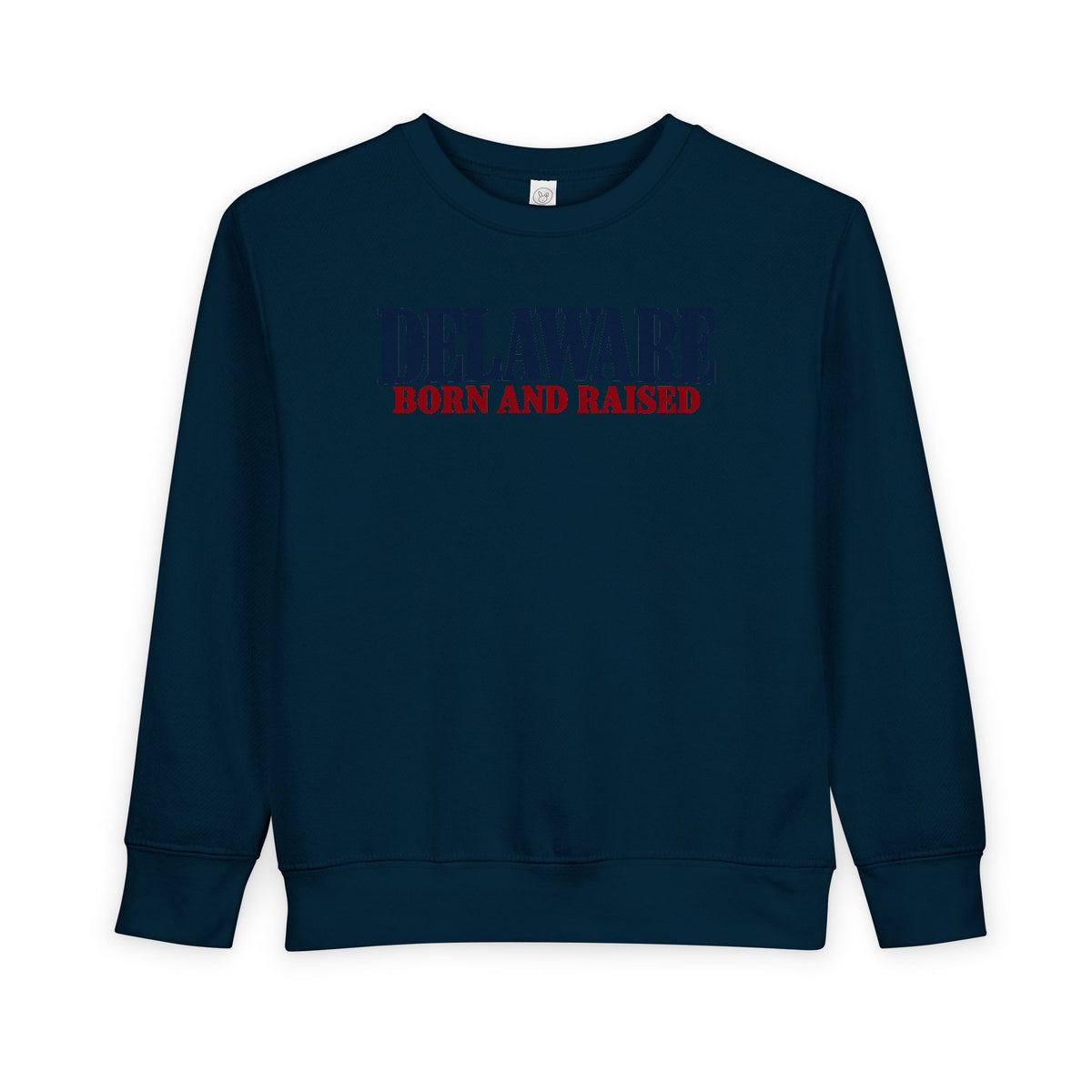 Delaware Born and Raised Premium Heritage Unisex Toddler Sweatshirt