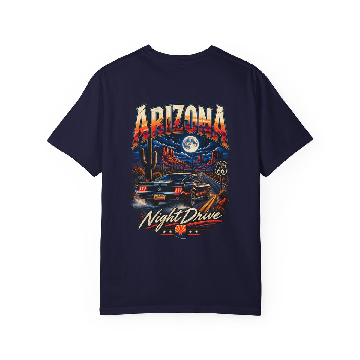 Arizona Night Drive Unisex Comfort Color 1717 Streetwear Graphic Tee