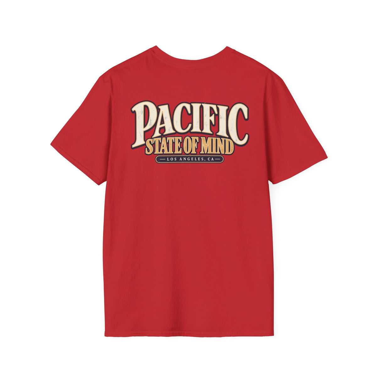 Pacific State Of Mind Los Angeles Unisex Softstyle Graphic Tee