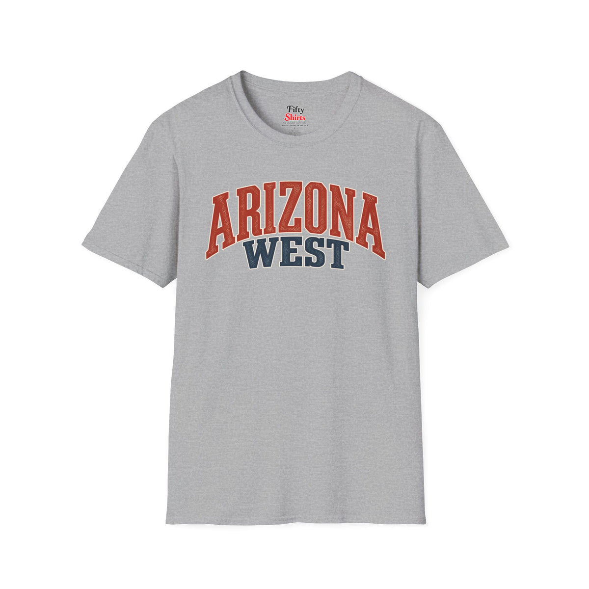Arizona West Unisex Softstyle T Shirt State Name Graphic Tee