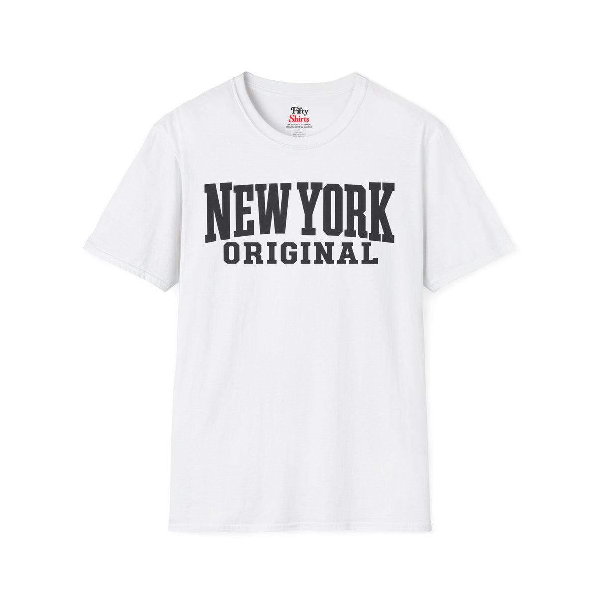 New York Original Unisex Softstyle T Shirt State Name Graphic Tee