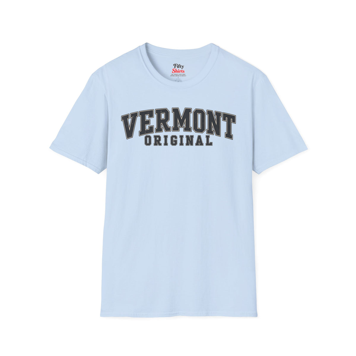 Vermont Original Unisex Softstyle T Shirt State Name Graphic Tee