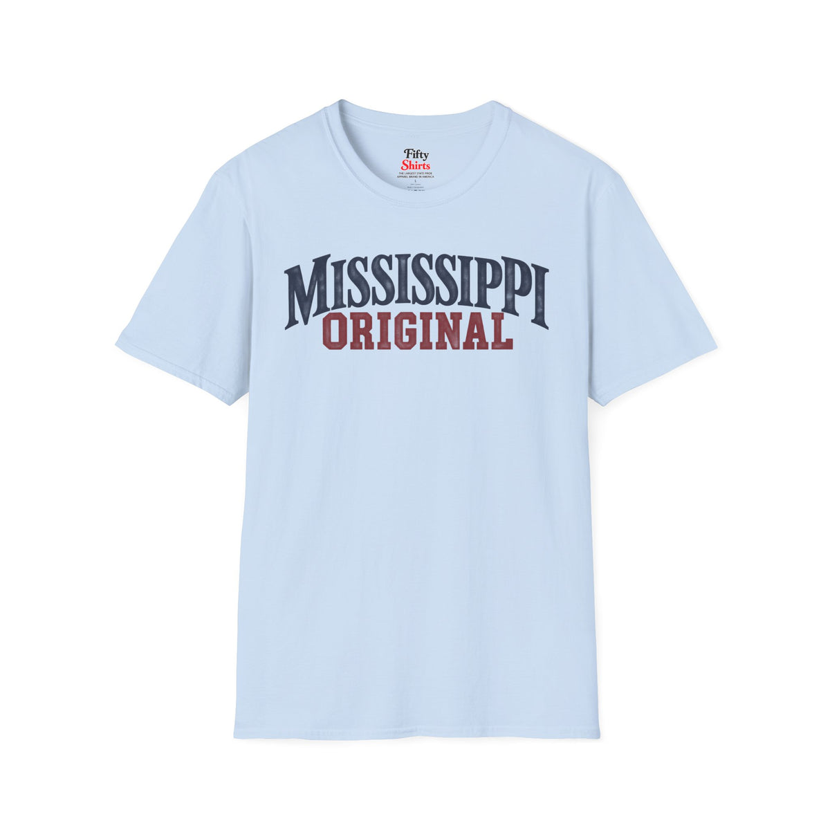 Mississippi Original Unisex Softstyle T Shirt State Name Graphic Tee