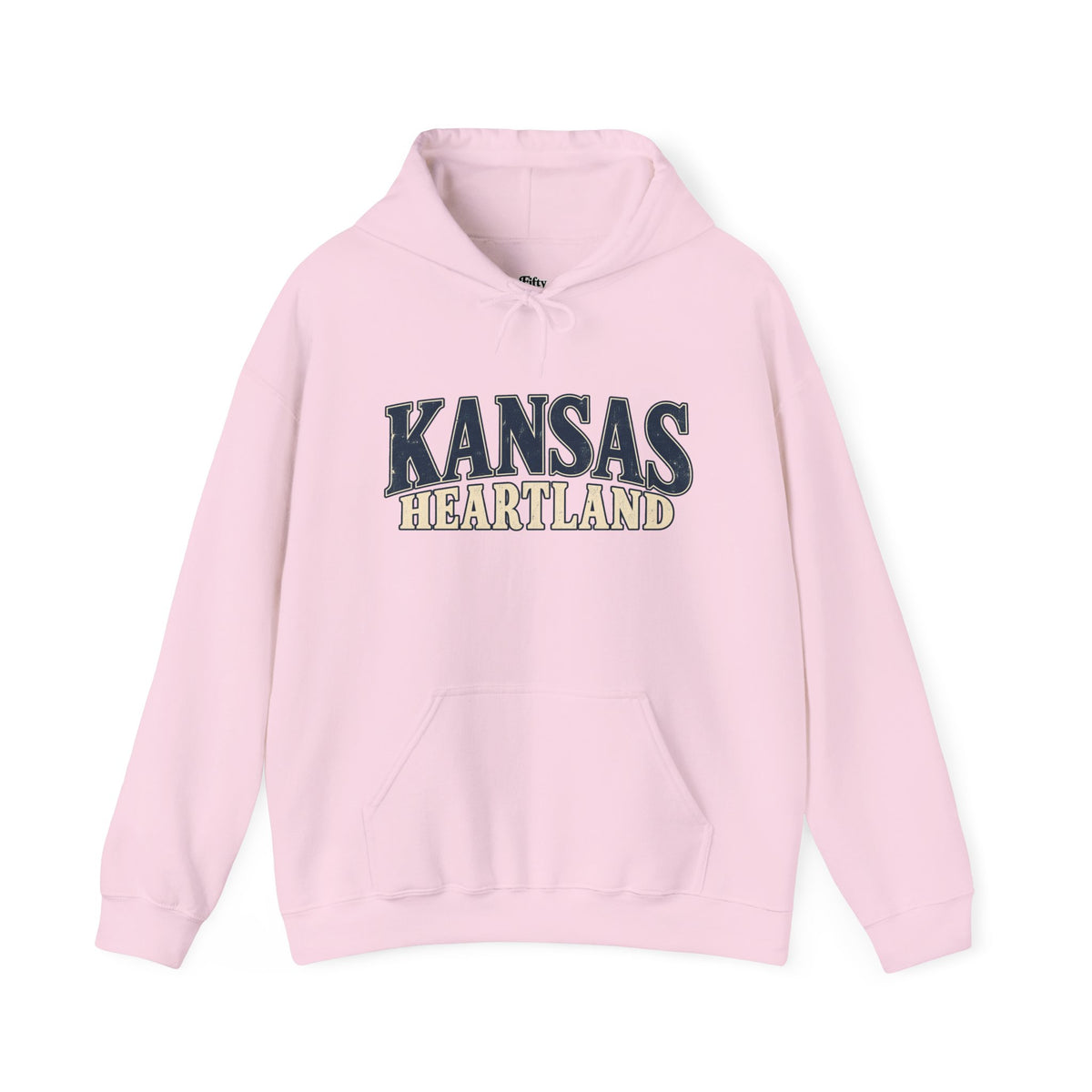 Kansas Heartland Unisex Hoodie State Name Graphic