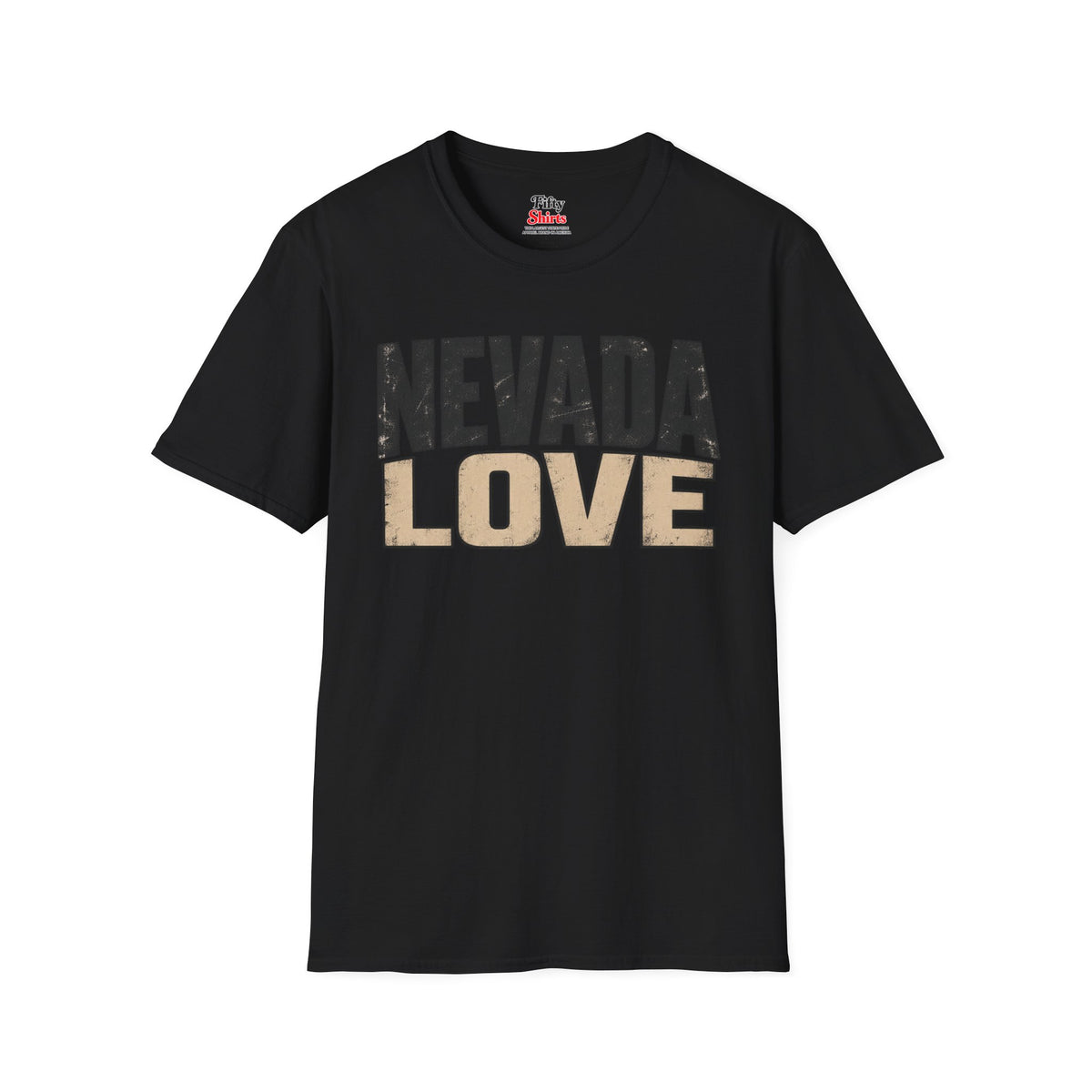 Nevada Love Unisex Softstyle T Shirt State Name Graphic Tee