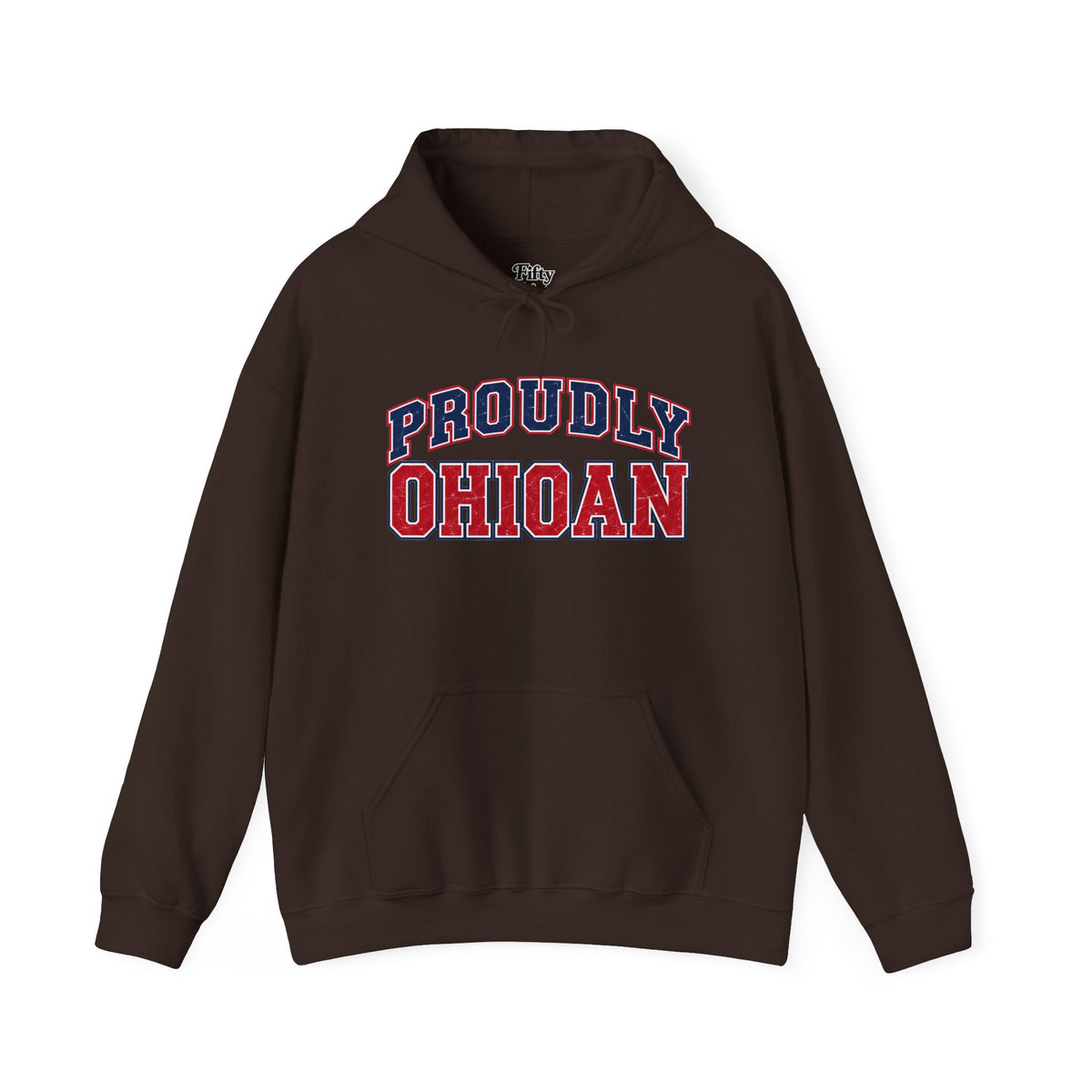 Proudly Ohion Ohio Unisex Hoodie State Name Graphic