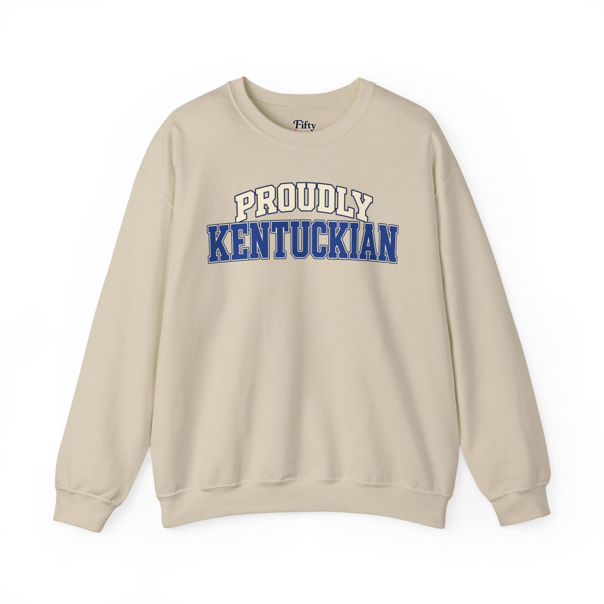 Proudly Kentuckian Kentucky Unisex Crewneck Sweatshirt State Name Graphic