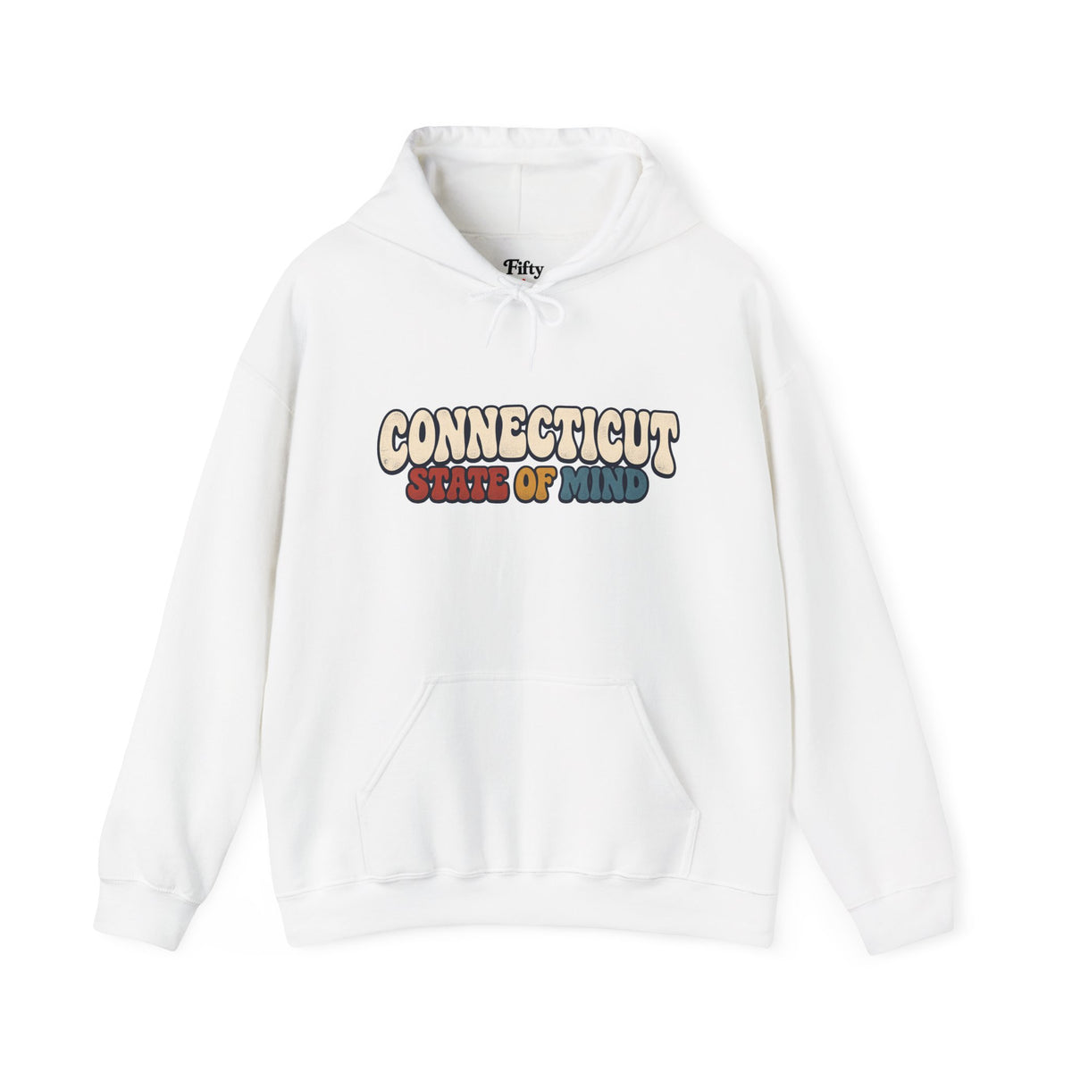 Connecticut State of Mind Unisex Hoodie State Name Graphic