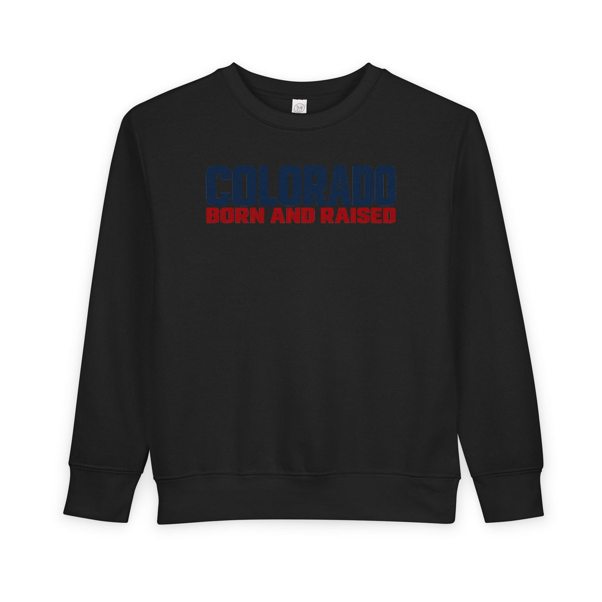 Colorado Born and Raised Minimal Modern Unisex Toddler Sweatshirt