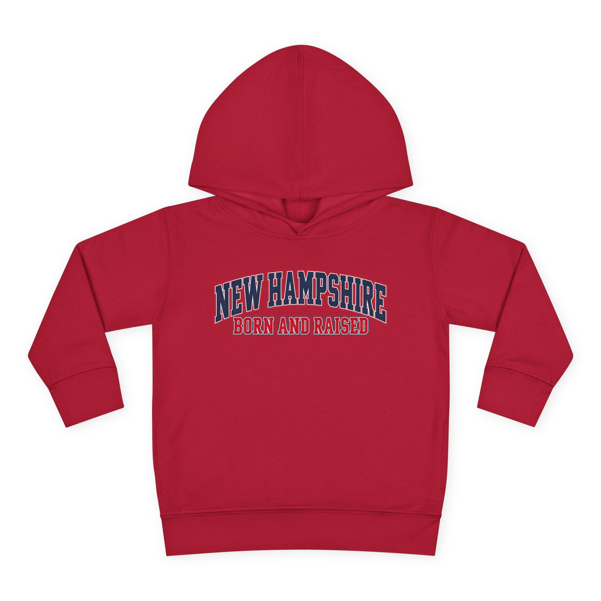 New Hampshire Born and Raised Premium Collegiate Unisex Pullover Fleece Hoodie