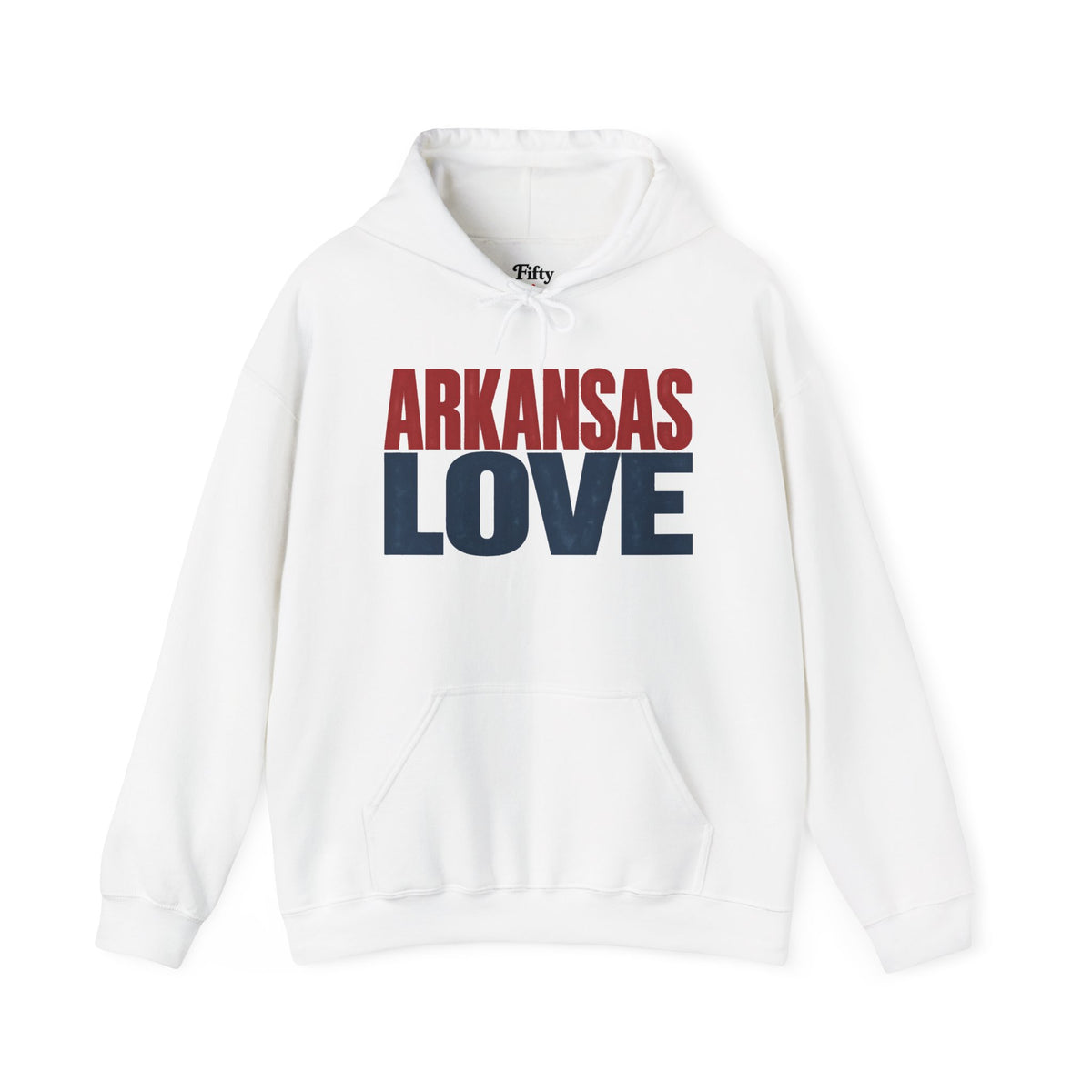 Arkansas Love Unisex Hoodie State Name Graphic