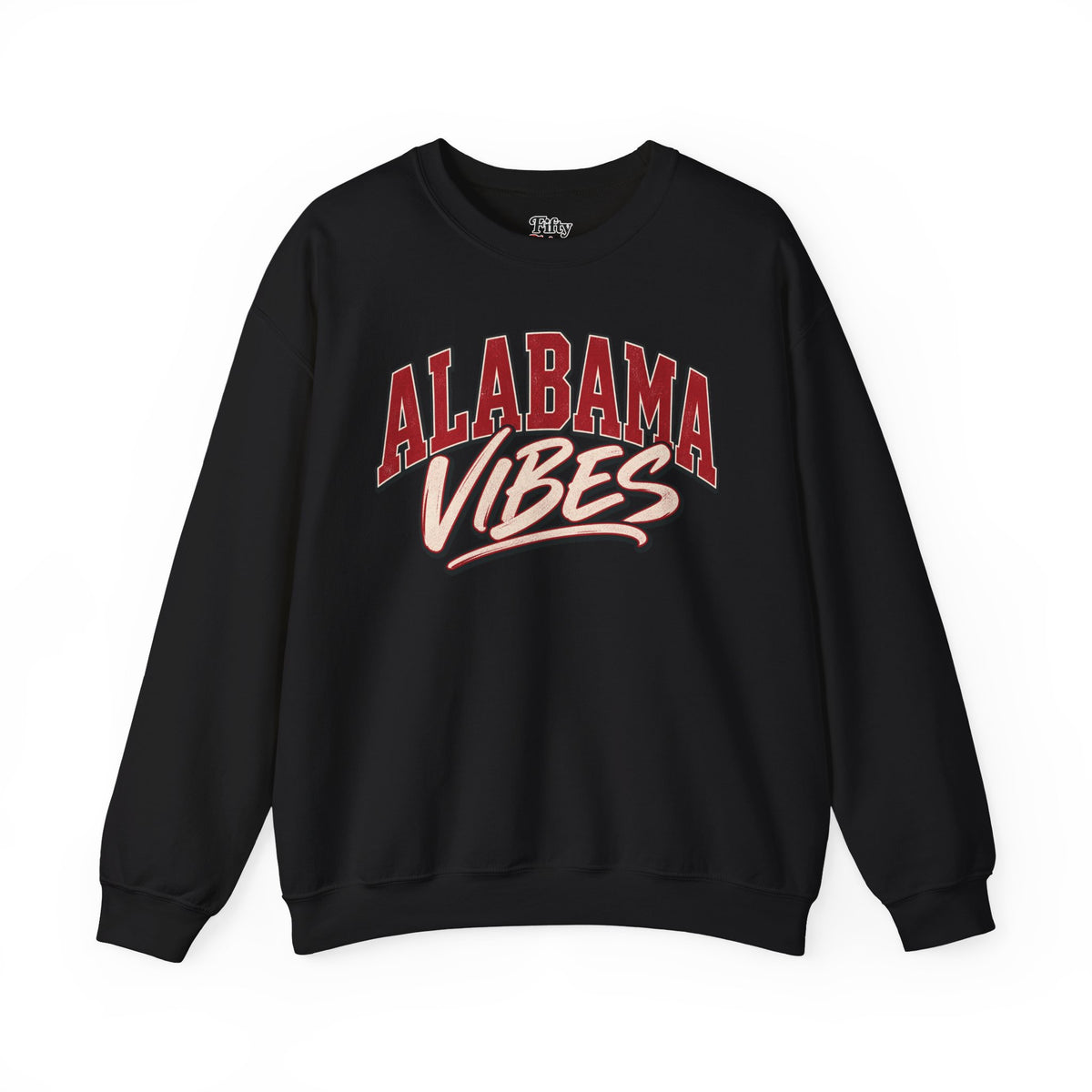Alabama Vibes Unisex Crewneck Sweatshirt State Name Graphic
