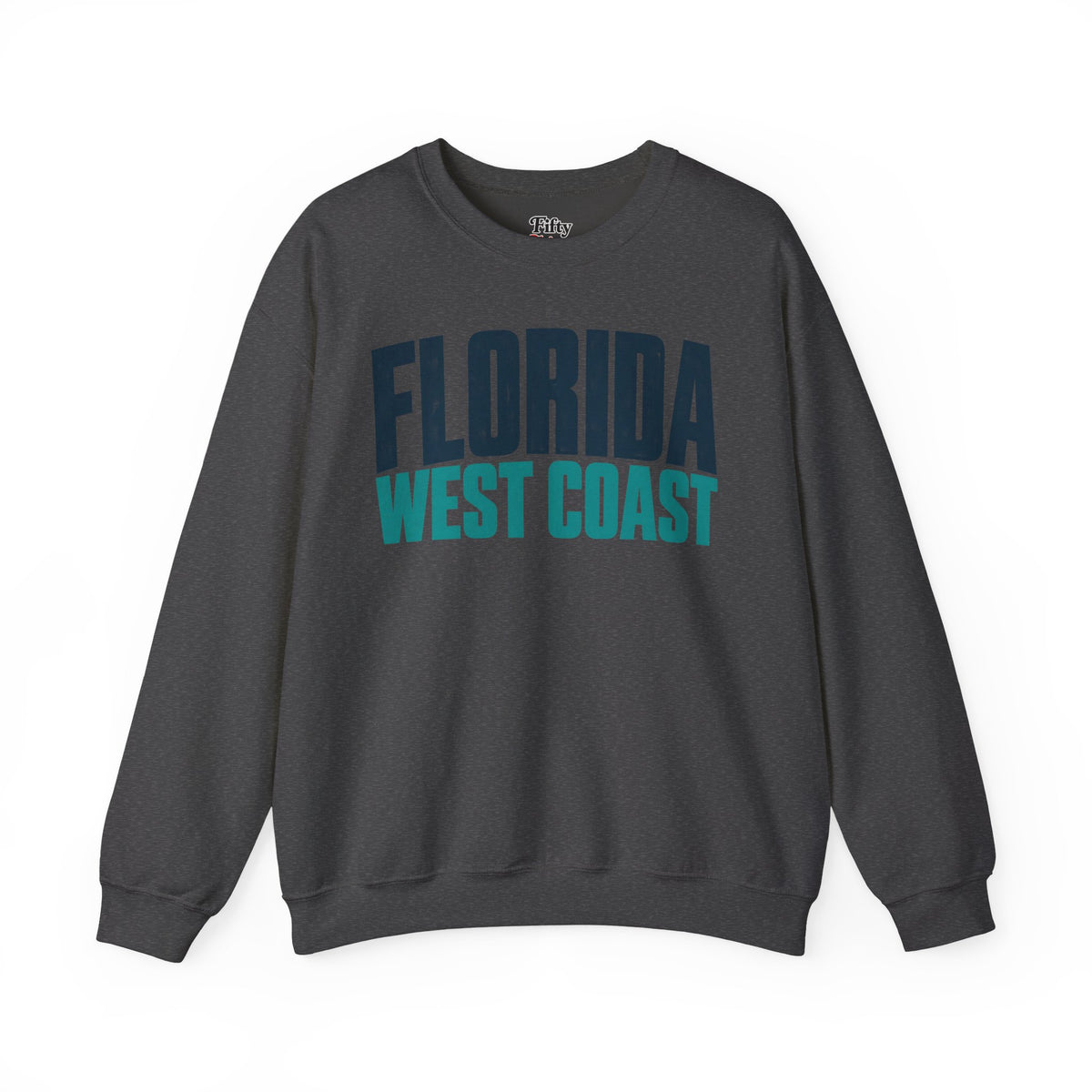 Florida West Coast Unisex Crewneck Sweatshirt State Name Graphic
