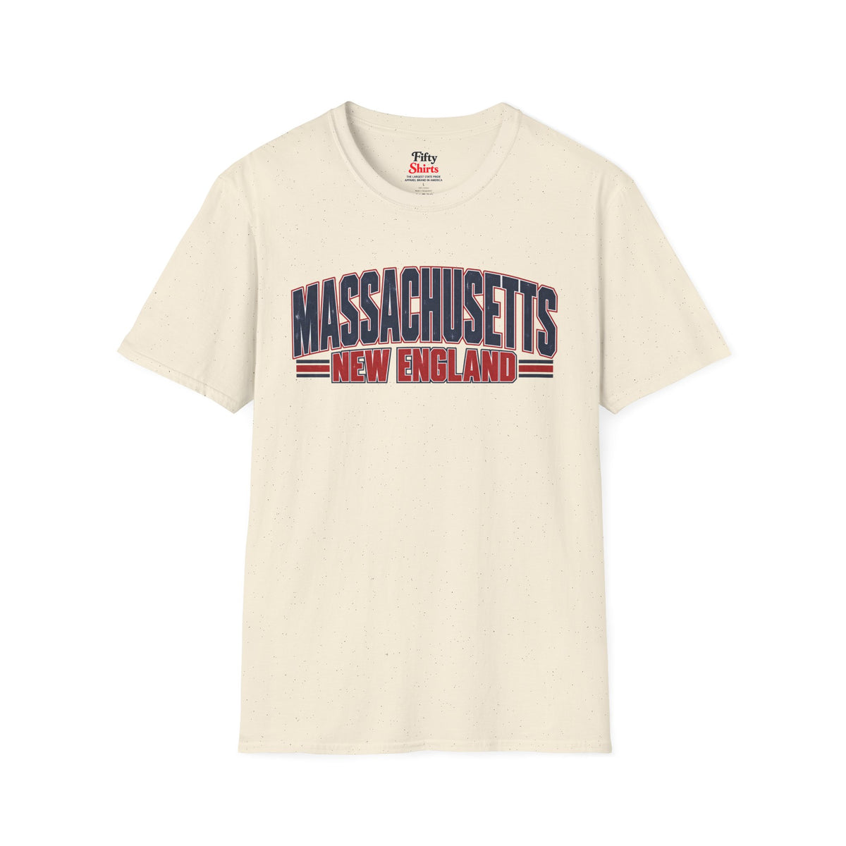 Massachusetts New England Unisex Softstyle T Shirt State Name Graphic Tee