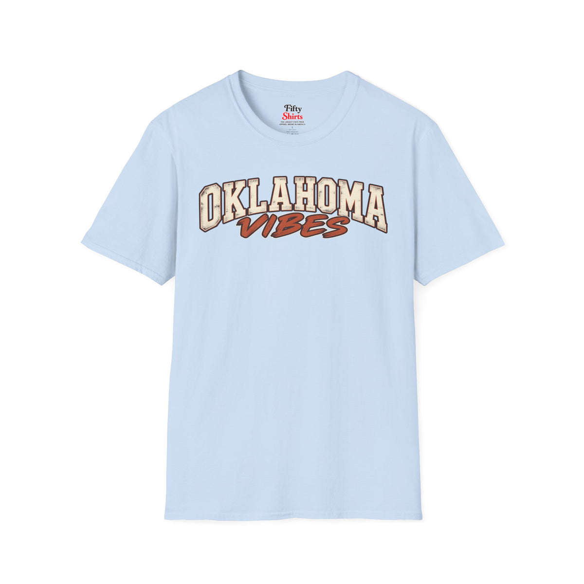Oklahoma Vibes Unisex Softstyle T Shirt State Name Graphic Tee