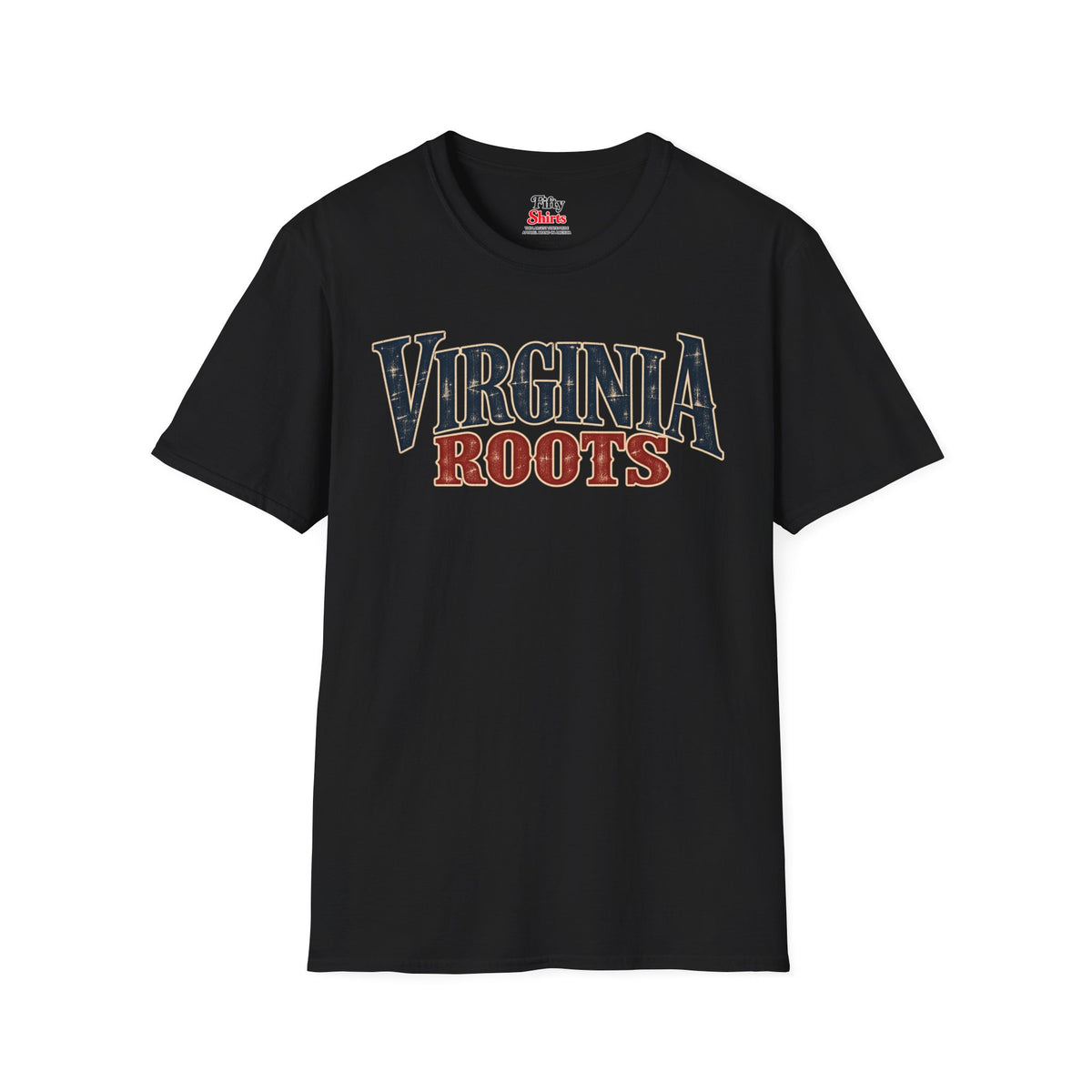 Virginia Roots Unisex Softstyle T Shirt State Name Graphic Tee