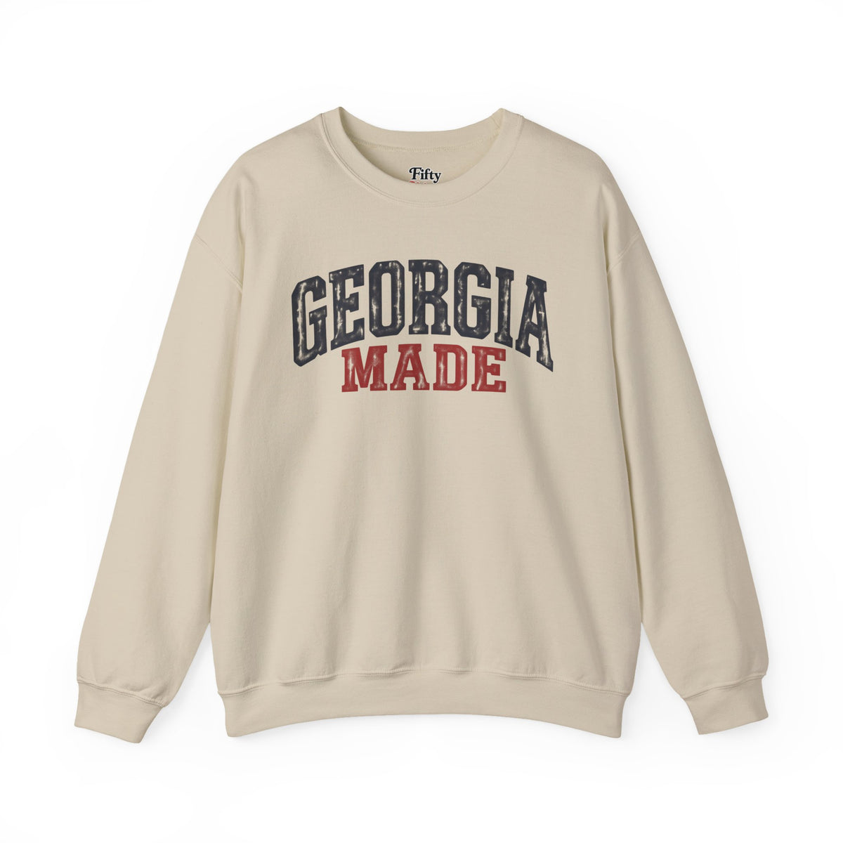 Georgia Made Unisex Crewneck Sweatshirt State Name Graphic