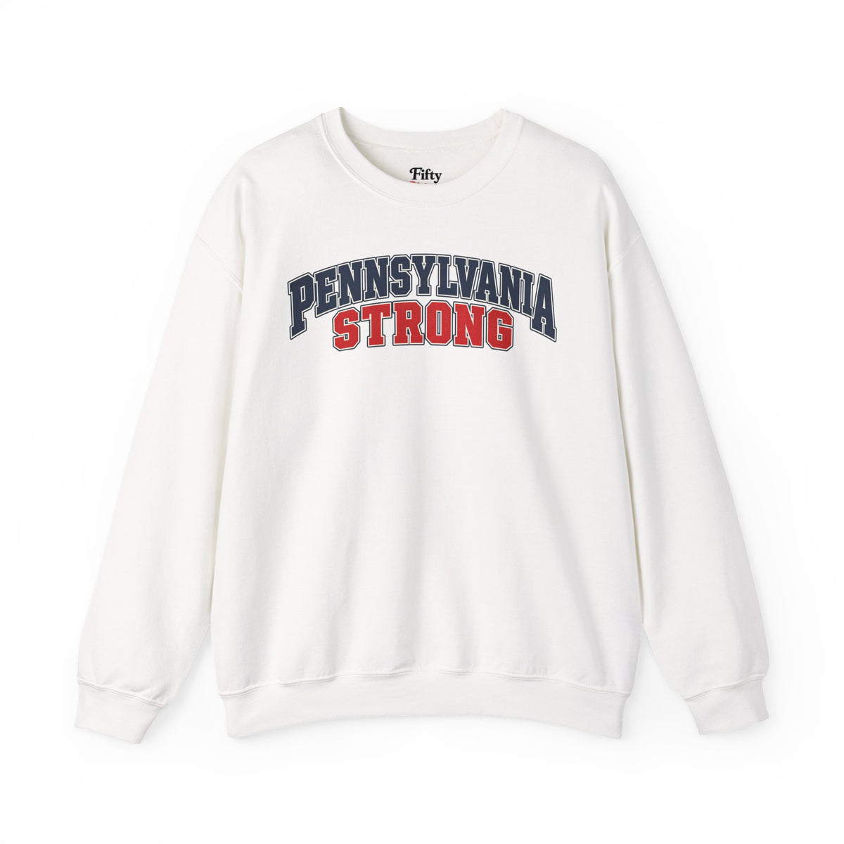 Pennsylvania Strong Unisex Crewneck Sweatshirt State Name Graphic
