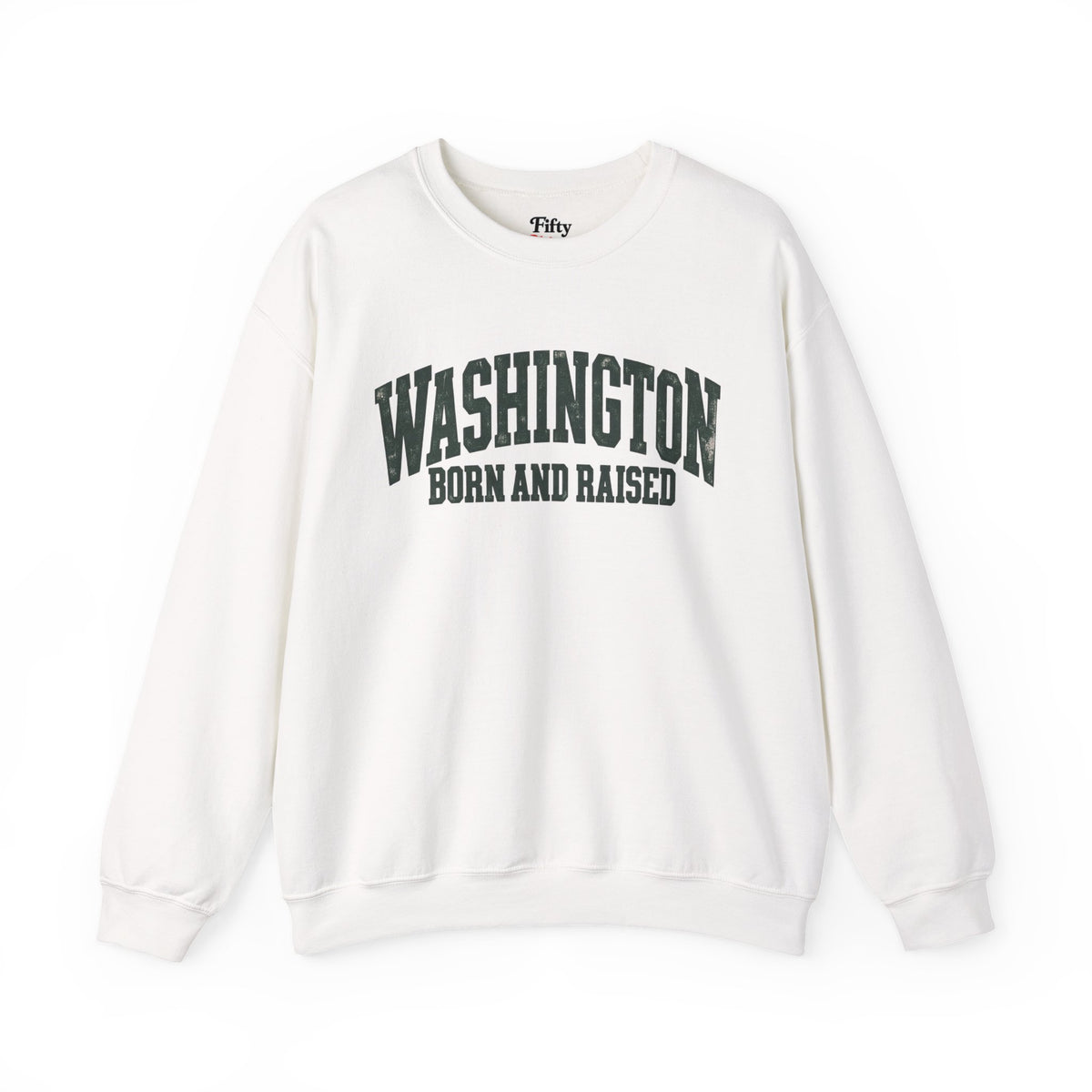 Washington Born and Raised Vintage Workwear Unisex Sweatshirt Graphic