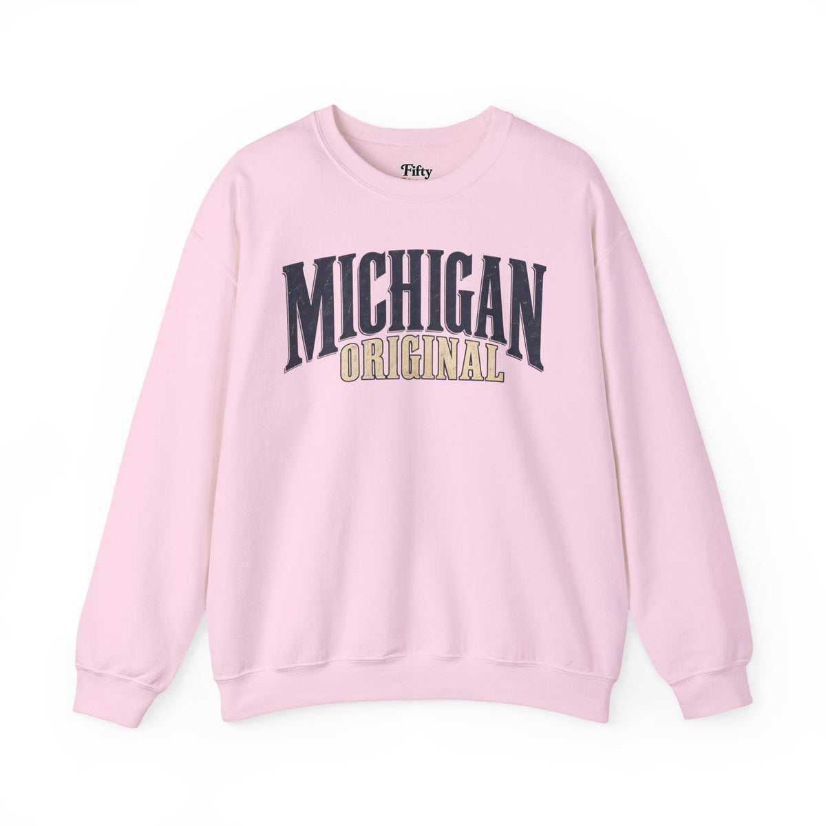 Michigan Original Unisex Crewneck Sweatshirt State Name Graphic