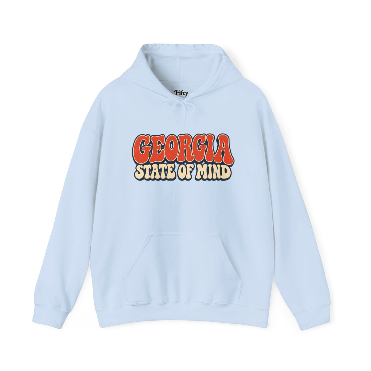 Georgia State of Mind Unisex Hoodie State Name Graphic
