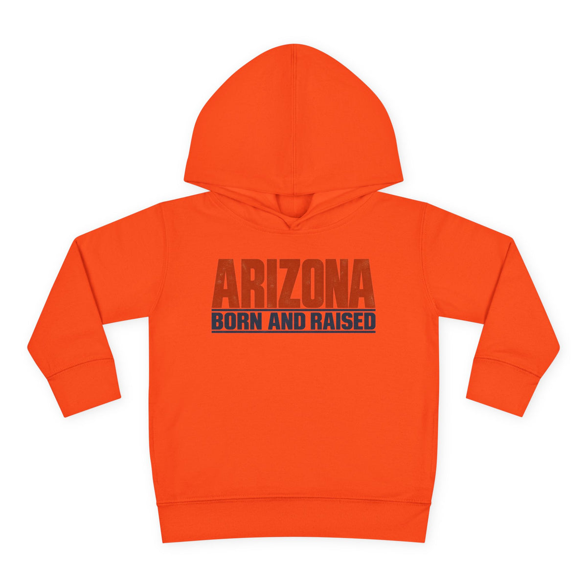 Arizona Born and Raised Modern Streetwear Unisex Toddler Pullover Fleece Hoodie