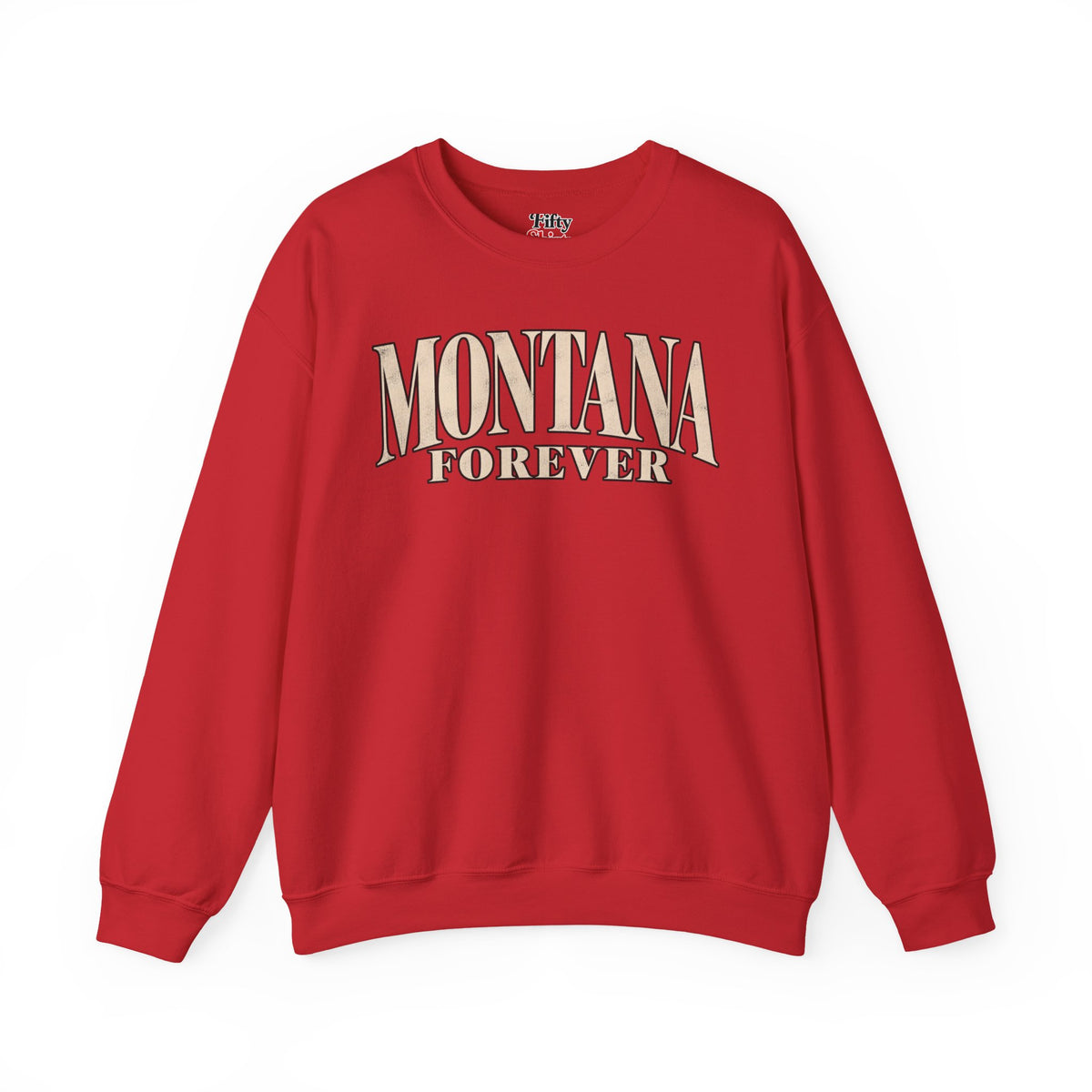 Montana Forever Unisex Crewneck Sweatshirt State Name Graphic
