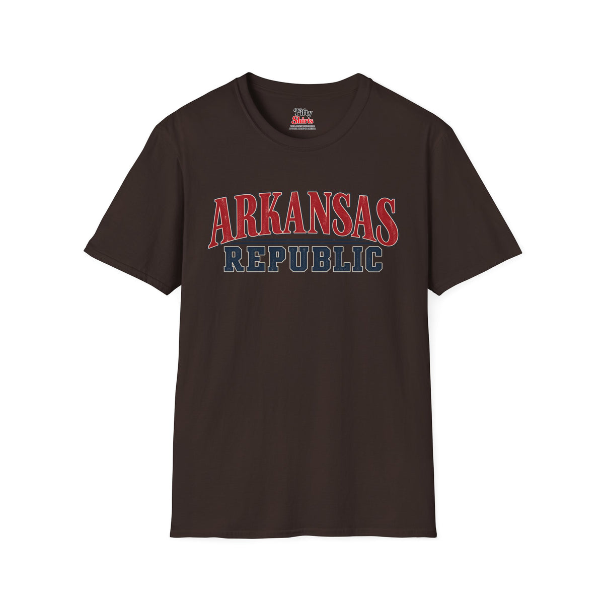 Arkansas Republic Unisex Softstyle T Shirt State Name Graphic Tee