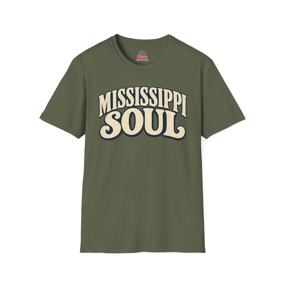Mississippi Soul Unisex Softstyle T Shirt State Name Graphic Tee
