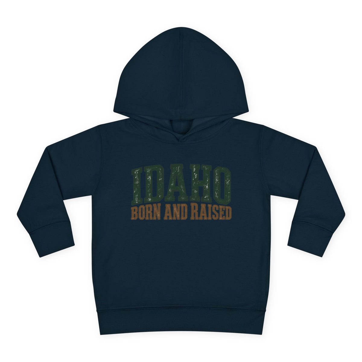 Idaho Born and Raised Pacific Northwest Heritage Unisex Toddler Pullover Fleece Hoodie