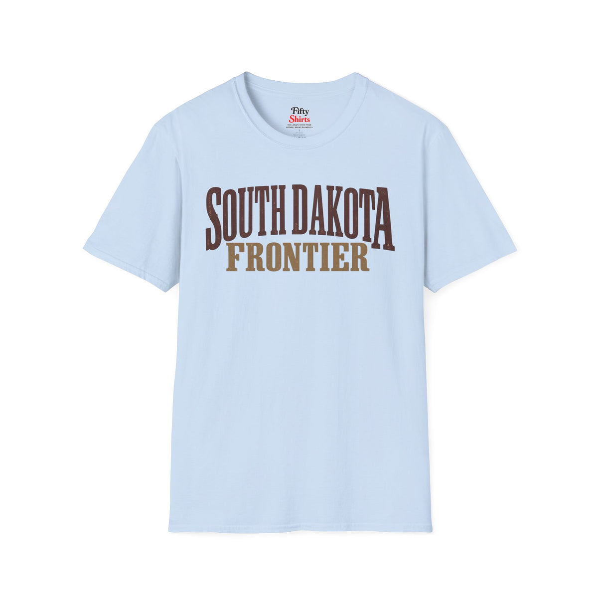South Dakota Frontier Unisex Softstyle T Shirt State Name Graphic Tee