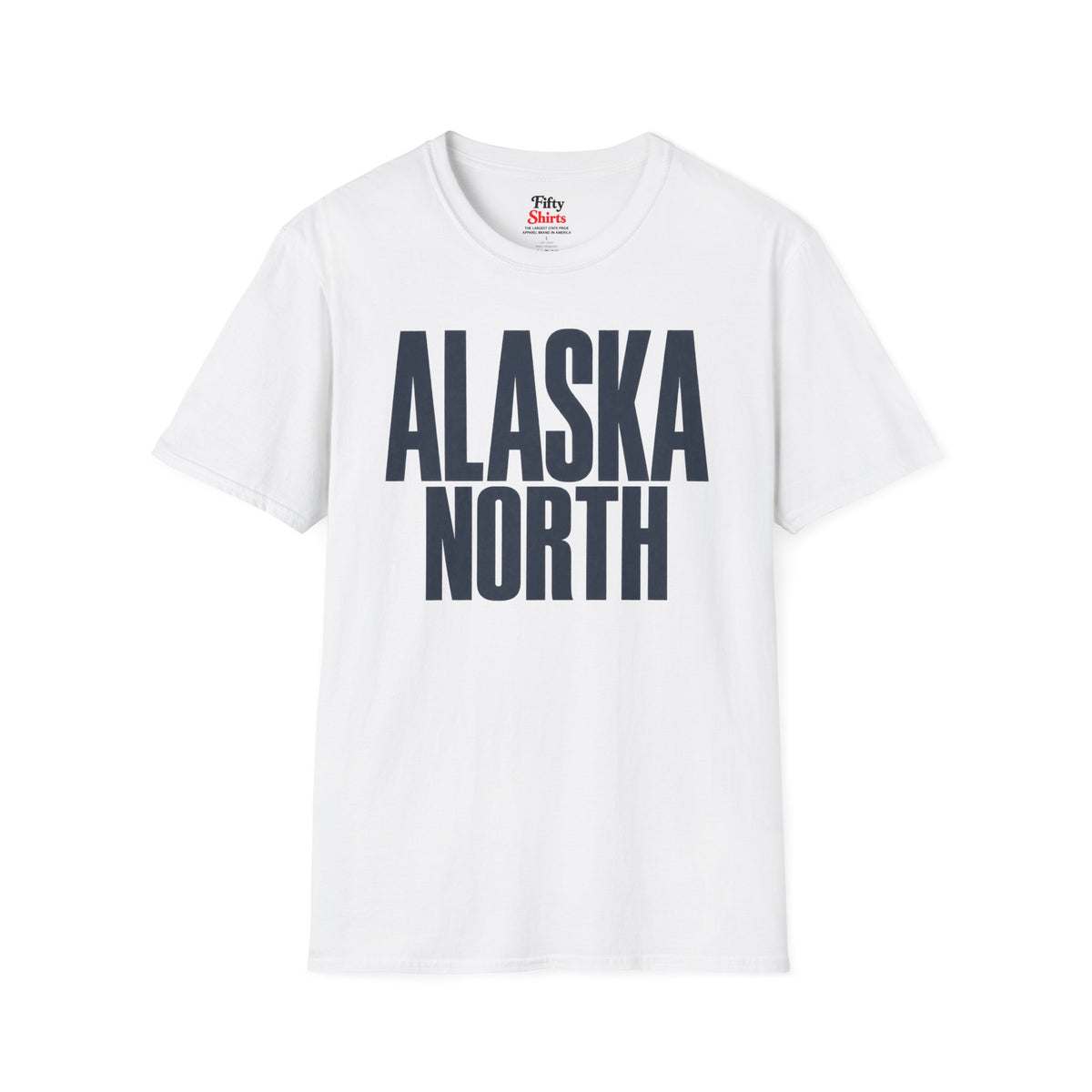 Alaska North Unisex Softstyle T Shirt State Name Graphic Tee