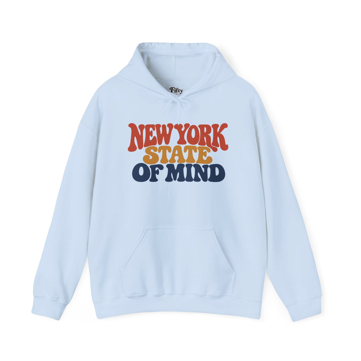 New York State Of Mind Unisex Hoodie State Name Graphic