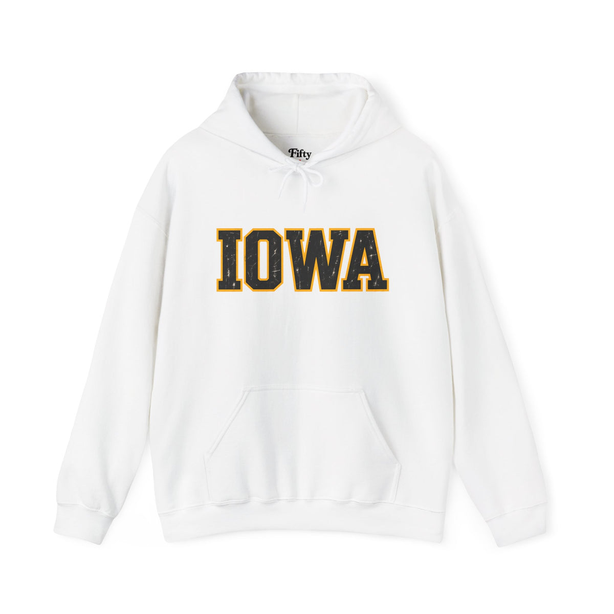 Iowa Unisex Hoodie State Name Graphic