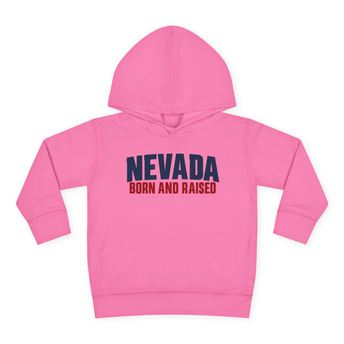 Nevada Born and Raised Minimal Heritage Unisex Toddler Pullover Fleece Hoodie